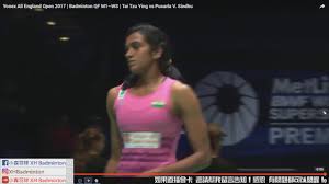 Bwf (badminton world federation，世界羽球總會)年終總決賽在泰國曼谷舉行，首日分組循環賽，球后戴資穎今天對上印度一姐辛度pusarla v. å°è½Ÿè§£èªª å…¨è‹±å…¬é–‹è³½ws Sf æˆ´è³‡ç©Žvs è¾›åº¦ Youtube
