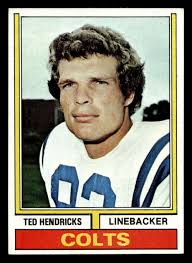 1974 Topps #385 Ted Hendricks Ex-Mint