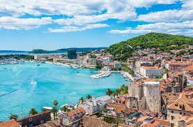 Despite initial appearances, however, the city is not a small tourist town. Panoramic View Of Town Split Dalmatia Croatia Stock Photo Picture And Royalty Free Image Image 60618847
