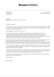 Want to know more about writing a cover letter for a graphic designer? Creative Designer Cover Letter Example Kickresume