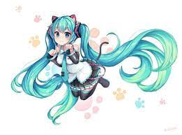 Pin By Kofuki On Miku Miku Hatsune Vocaloid Cat Girl Hatsune Miku