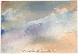 Watercolor Tutorial How To Paint Skies Clouds Scratchmade Journal Pink clouds wallpaper watercolor wallpaper watercolor background sky images pink images pastel sky pink sky pink sunset pretty pastel. watercolor tutorial how to paint skies