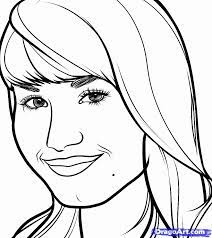 You get 25 all new pages to color with funky cartoons on the backside of the coloring pages. Demi Lovato Coloring Pages Coloring Home