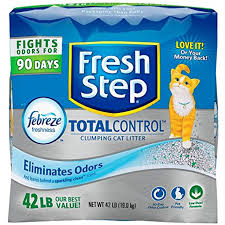 Fresh Step Total Control With Febreze Clumping Cat Litter 42 Lbs Continue To The Product At The I Cat Litter Brands Cheap Cat Litter Clumping Cat Litter