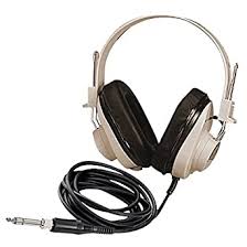 The term headphone jack is commonly used to mean the male plug as well as the female socket. Amazon Com Califone 2924av Deluxe Mono Headphone Fully Adjustable Headband Recessed Wiring For Safety Replaceable 6 Straight Cord Long Enough To Avoid Accidental Pull Out White Black Industrial Scientific