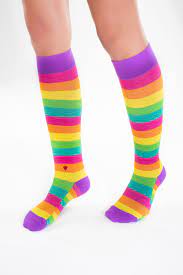The Rainbow Compression Socks Compression Socks Cute Socks Sweater And Shorts