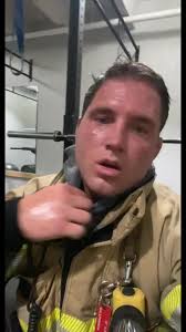 Burpees Firefighter with Tattoos