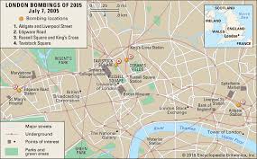 Tuesday marked 10 years since 52 people were killed in terrorist attacks on london. London Bombings Of 2005 History Facts Map Britannica