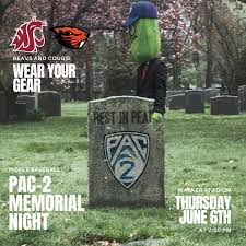 Hey OSU Fans! Tonight is our make up game for Pac-2 Memorial Night where we  are celebrating the Beavs and the Cougs. The sun is finally back out and  it's going to