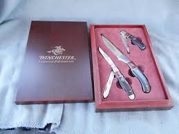 $16.99 winchester limited edition 2006 set of three knives: Winchester Limited Edition 2007 3 Piece Pocket Knifes In Wood Box 45 00 Picclick