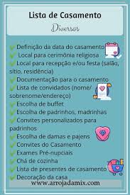 Site de casamento lista de casamento. Lista De Preparativos Para Casamento Simples Testando Produtos Cosmeticos