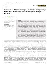 Jul 30, 2021 · tafsir mimpi sepak takraw menurut hindu : Pdf Review On Heat Transfer Analysis In Thermal Energy Storage Using Latent Heat Storage Systems And Phase Change Materials