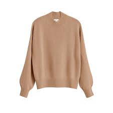 Patterns and graphics are created in the same. Recycled Cashmere Mock Neck Sweater Cuyana