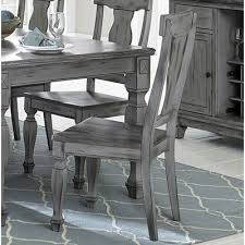 One Allium Way Kara Solid Wood Queen Anne Back Dining Chair In Antique Brown With Gray Undertones Wayfair In 2020 Dining Chairs Side Chairs Dining Dinning Tables And Chairs
