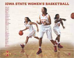 2014 15 Women S Basketball Poster Iowa State Womens Basketball Team Photography