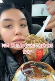 Dubai Chocolate Covered Strawberries Review