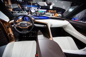 The Lexus Lf 1 Limitless Concept Is A Futuristic Rose Gold Stunner Concept Car Interior Design Lexus Concept Car Interior