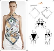 Detourner Transformer Recycler Ses Foulards En Vetement Comment Nouer Un Foulard Nouer Foulard Comment Porter Une Echarpe