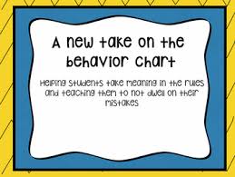 A New Behavior Chart