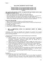 Bijsluiter Omeprazol