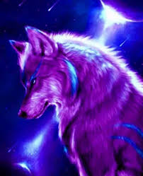 Purple Blue Wolf Wolf Wallpaper Wolf Spirit Animal Wolf Artwork