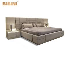 Our selection is unrivalled & includes wooden, metal & fabric headboard options. Post Modern Irregular Genuine Leather Stainless Steel King Size Bed With Huge Luxury Headboard High Quality Italy Design Bedroom Buy King Size Bed Leather Bed Italy Design Bedroom Product On Alibaba Com