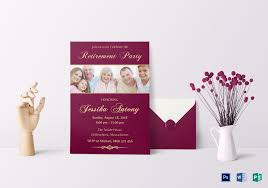 What is a retirement party all about? Retirement Party Invitation Design Template In Psd Word Publisher