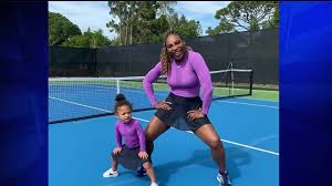 Serena williams has love on the tennis court — but this time, it's a good thing. Serena Williams Takes To The Tennis Court With Daughter Olympia Wsvn 7news Miami News Weather Sports Fort Lauderdale
