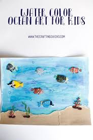 These watercolor painting ideas are perfect for beginner, intermediate or advanced artists looking for inspiration. Kids Craft Watercolor Ocean Art