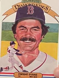 I brought along Red Sox Jody Reed and Dwight Evans baseball cards to  celebrate Boston show :) Tickets in bio