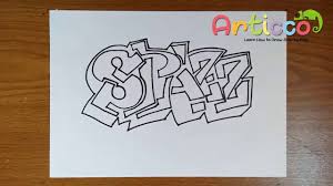 How to sketch graffiti letters. How To Draw Graffiti Step By Step For Beginner Youtube