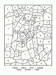 Get your own free printable halloween color by numbers worksheets here. Halloween Pictures To Colour By Numbers Doraemon