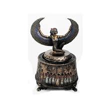 You will get caught up in the music, but seeing him perform, is a treat all by itself. Ancient Egyptian Goddess Isis Music Box