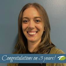 Today is Irving Recruiter Kelli Woolley's 3rd work anniversary!