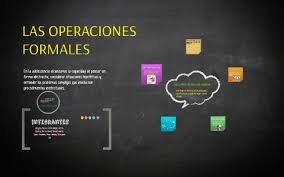 Las Operaciones Formales By Nany Saenz