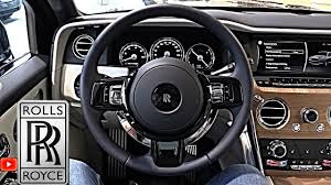 The large icons make it easy to go through the infotainment system even while you're driving. 2020 Rolls Royce Cullinan Beautiful Interior Youtube