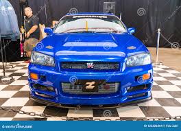 Nissan Skyline R34 Stagea editorial stock image. Image of front - 123326364