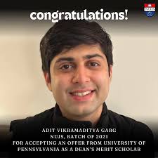 We congratulate Abin Thomas Alex from the Batch of 2022