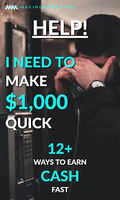 Große auswahl an quick 1000. How To Make 1 000 Fast 14 Quick Easy Ways To Make Money