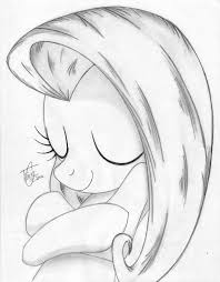 Fluttershy Sketch By Bronyfang On Deviantart My Little Pony Drawing Pony Drawing My Little Pony Pictures