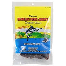 Hawaiian Marlin Fish Jerky Teriyaki Flavor 7 Oz Fish Jerky Stuffed Peppers Hawaii Snacks