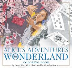 Alice and the moody queen of hearts. The Alice In Wonderland Coloring Book Book By Lewis Carroll Charles Santore Official Publisher Page Simon Schuster