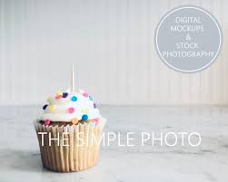 Cupcake Topper Mockup Cupcake Mockup Photo Of Cupcake Etsy Simple Photo Styled Stock Photos Photo Editor