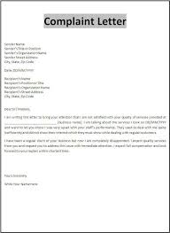 Complaint Letter Template Business Letter Template Formal Letter Writing Business Letter Format