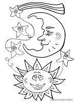 Download now mewarnai gambar matahari bulan bintang f warna. Pin Di Mewarnai