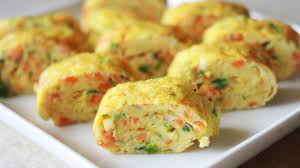 Resep Enak Dadar Telur Gulung Isi Sayuran In 2021 Resep Sarapan Telur Gulung