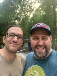 Visiting gravesites with a friend and coach