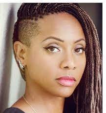 Micros Braids With Shaved Sides Braids With Shaved Sides Micro Braids Hairstyles Shaved Side Hairstyles