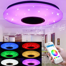 With remote controller to adjust brightness, change easily youoklight led ceiling light specifications ● brand: Led Music Ceiling Light Starry App Remote Bluetooth Control Dimming Lamp Ac180 240v Buy At A Low Prices On Joom E Commerce Platform