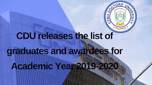 Gfp is the official supplier of graduation memorabilia such as bears, flowers, graduation rings, pins and charms, all available for purchase on graduation day. Cdu Releases The List Of Graduates And Awardees For Academic Year 2019 2020 Cebu Doctors University